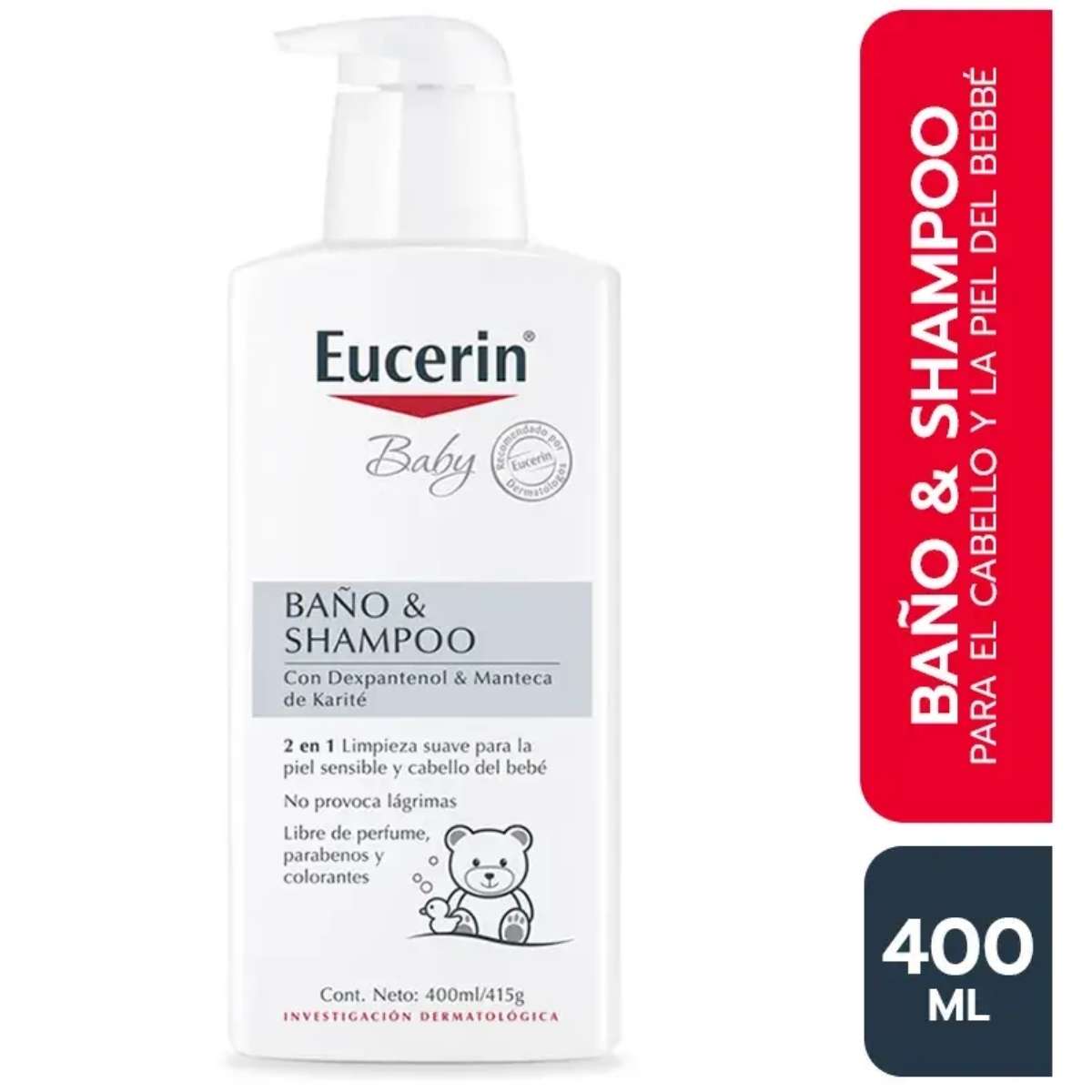 Eucerin Baby Baño y Shampoo 400ml
