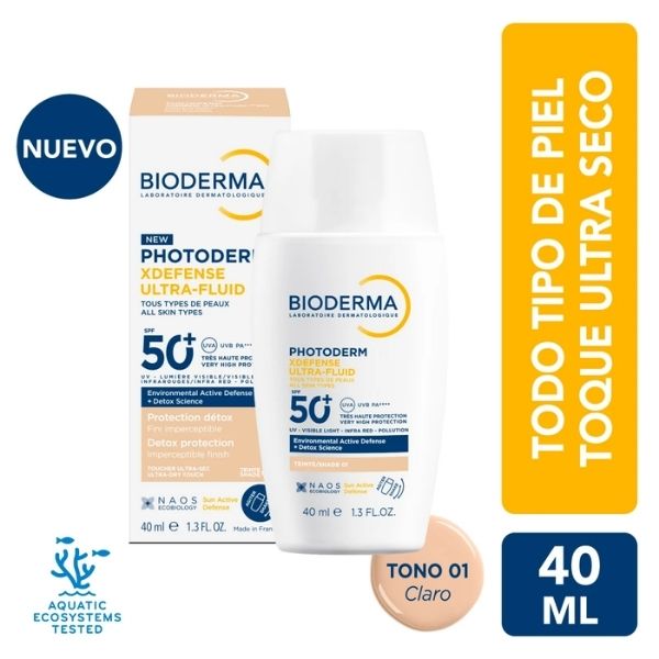 Bioderma Photoderm XDefense Ultrafluid SPF50+ Tono Claro