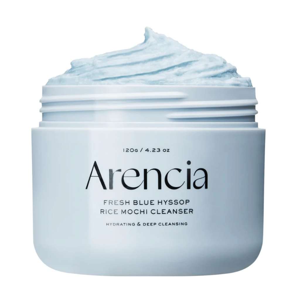 Arencia Fresh Blue Hyssop Rice Mochi Cleanser 120g
