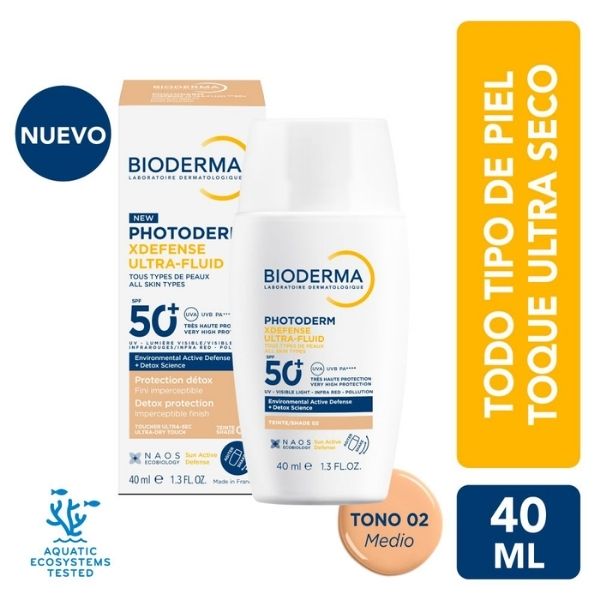 Bioderma Photoderm XDefense Ultrafluid SPF50+ Tono Medio
