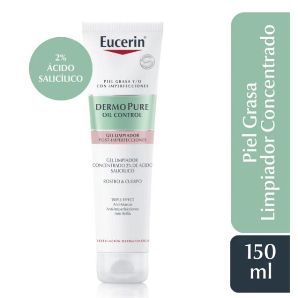 Eucerin Dermopure Gel Limpiador Post-Imperfecciones 150ml