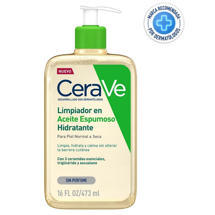 Cerave Limpiador en Aceite Espumoso Hidratante 473ml