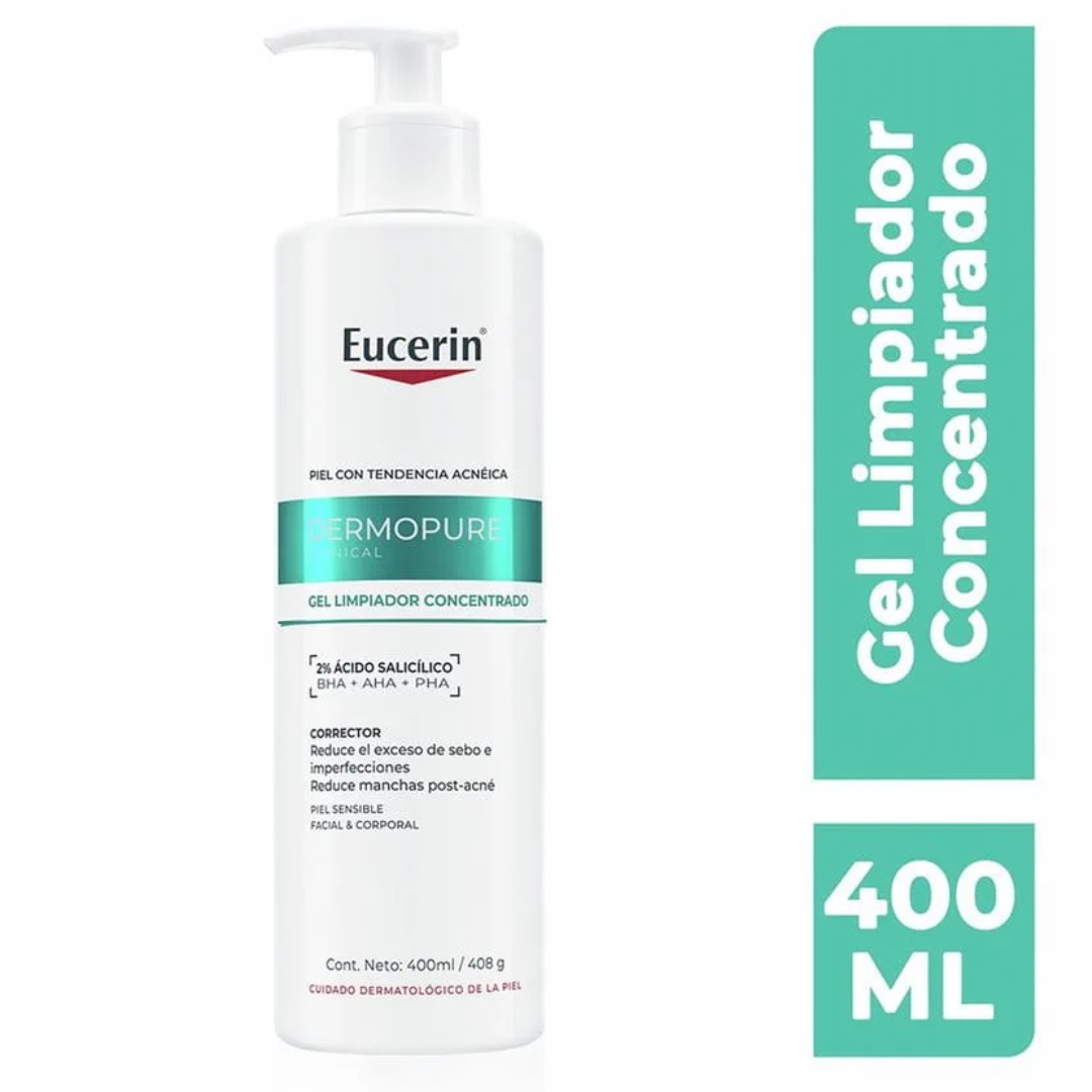 Eucerin DermoPure Clinical Gel Limpiador Concentrado 400ml