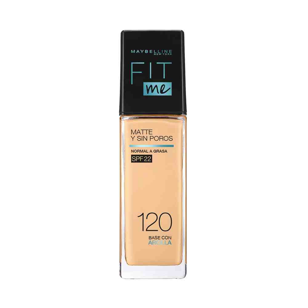 Maybelline Base Fit Me Matte + Poreless Tono 120 Classic Ivory