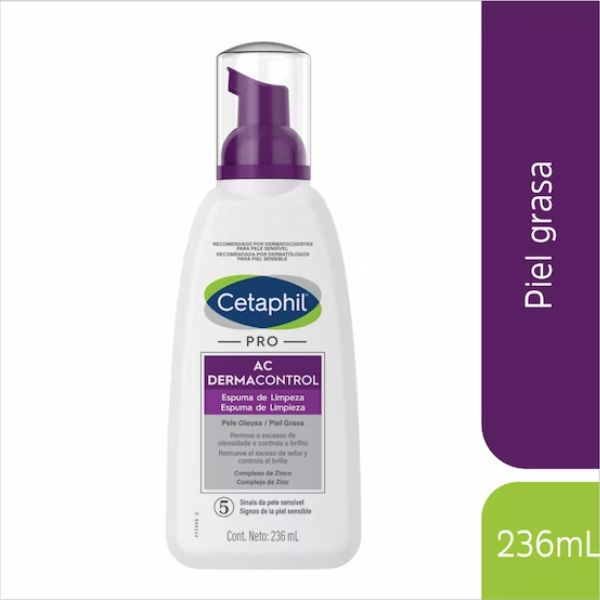 Cetaphil Espuma de Limpieza Pro AC Dermocontrol 236ml