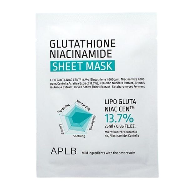 APLB Glutathione Niacinamide Sheet Mask
