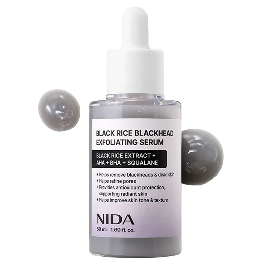 NIDA Black Rice Blackhead Exfoliating Serum 50ml