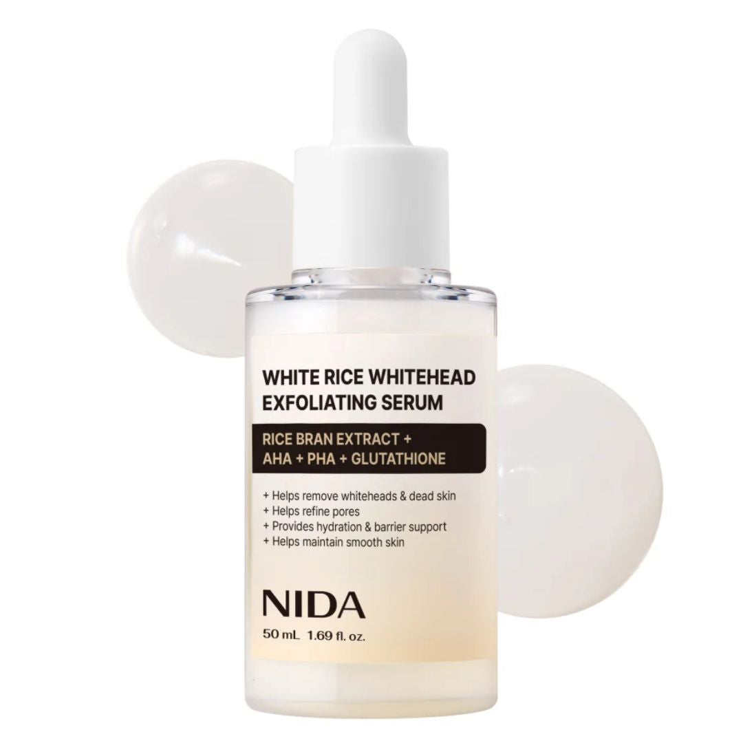 NIDA White Rice Whitehead Exfoliating Serum 50ml