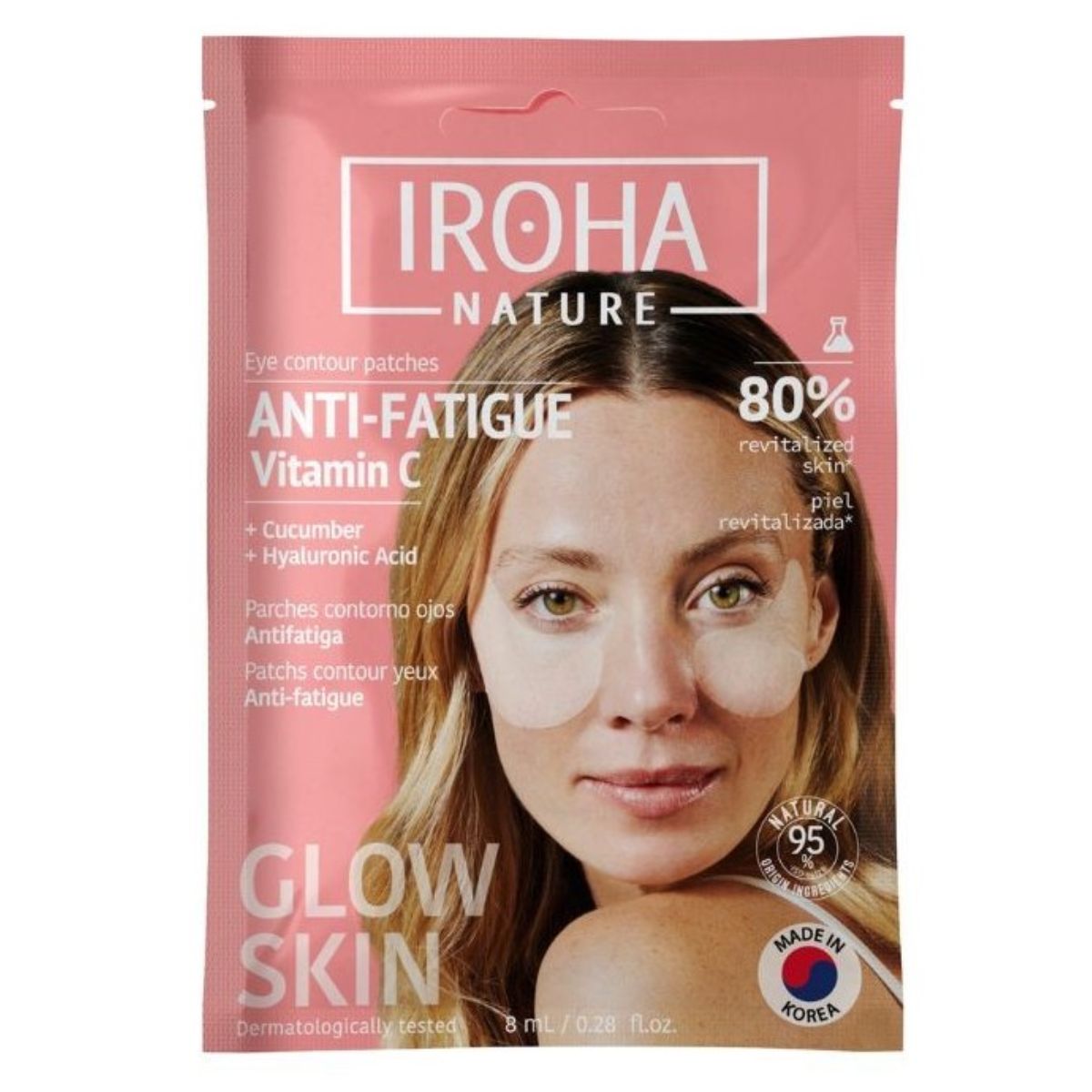 Iroha Parches Ojos Antifatiga Vitamina C