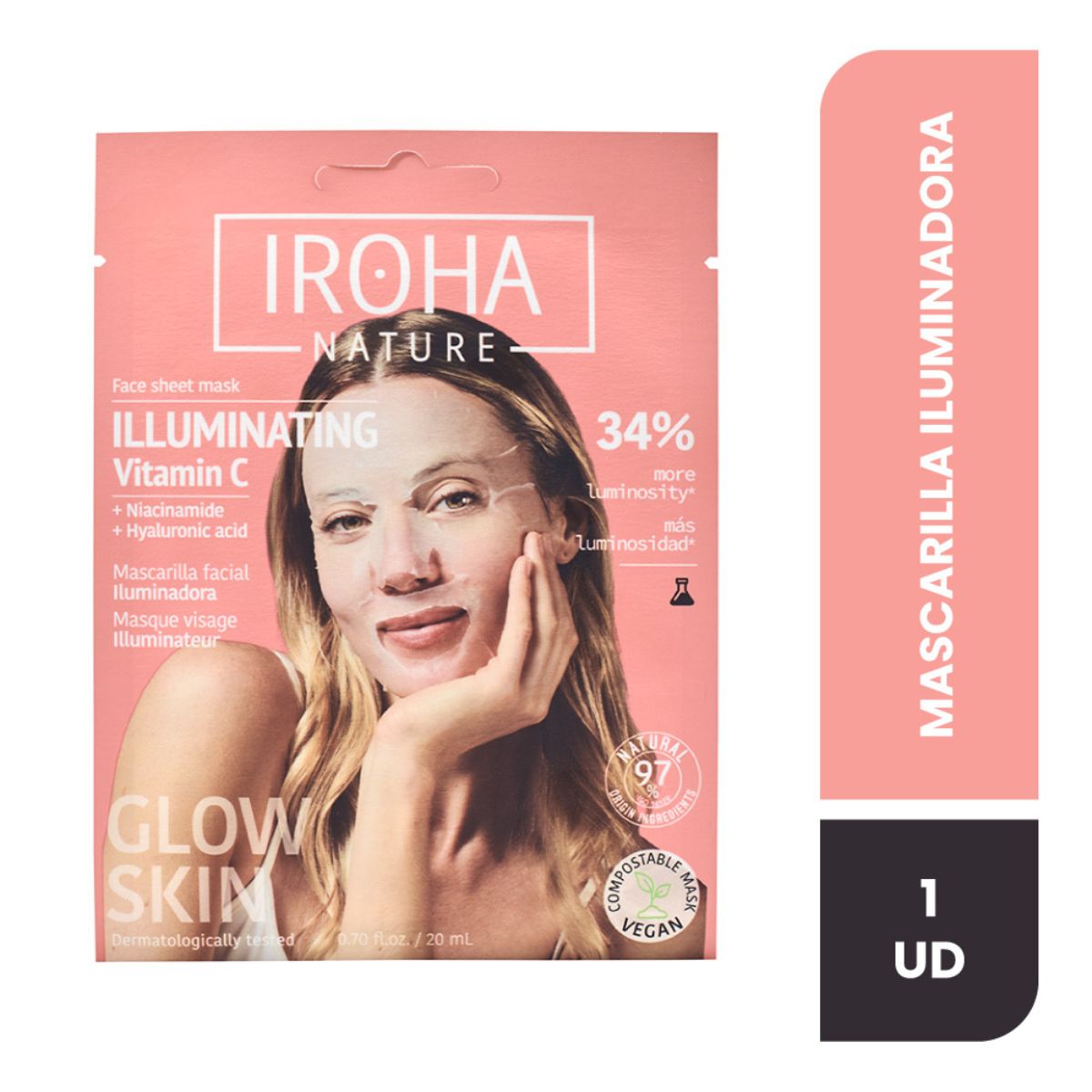 Iroha Mascarilla Iluminadora Vitamina C