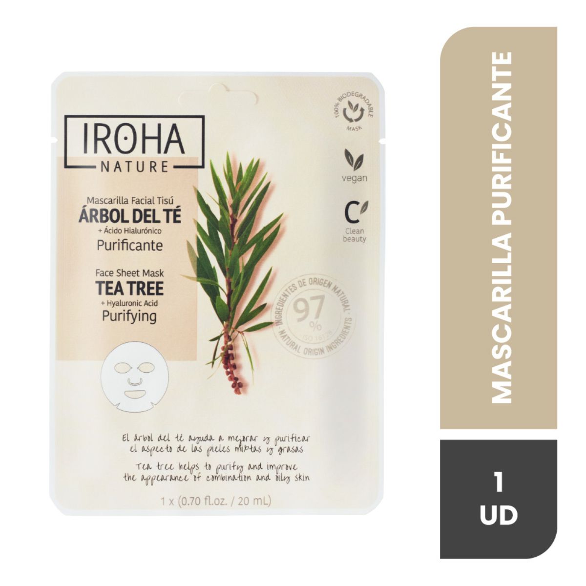 Iroha Mascarilla Purificante Árbol de Té