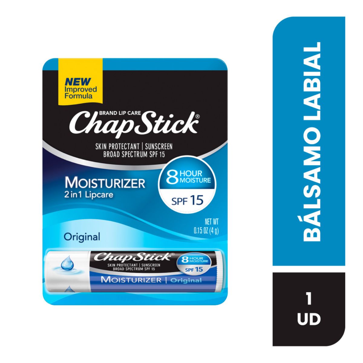 ChapStick Bálsamo Labial Hidratante 8HR