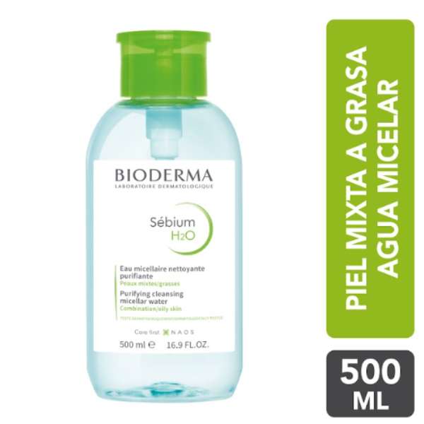 BIODERMA Sebium H2O 500ml Pump Inverse