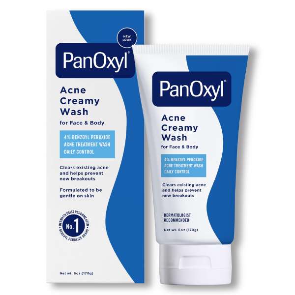 PanOxyl Acne Creamy Wash Benzoyl Peroxide 4% Daily Control 170g