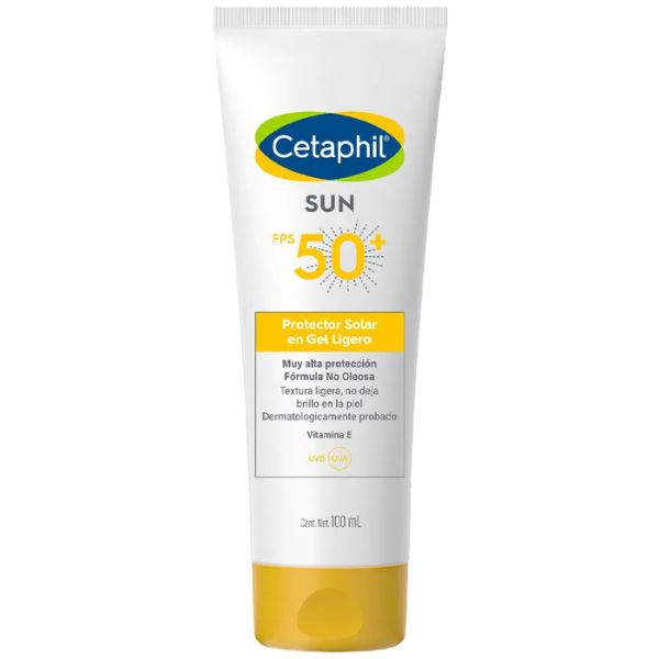 Cetaphil Sun Protector Solar en Gel Ligero FPS 50+ 100ml
