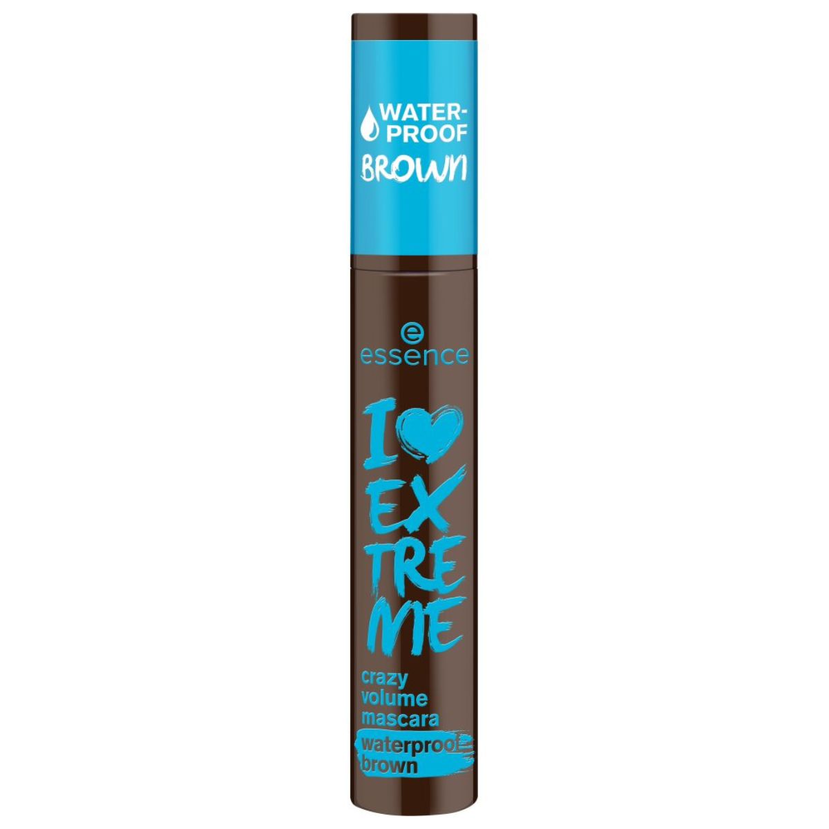 Essence I LOVE EXTREME Crazy Volume Mascara Waterproof Brown 01 Cozy Brown 12ml