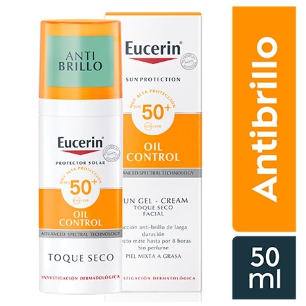 Eucerin Sun Gel-Crema Oil Control Toque Seco SPF50 50ml