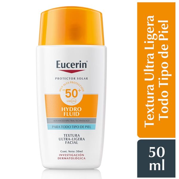Eucerin Sun Hydro Fluid Textura Ultra Ligera FPS50+ 50ml