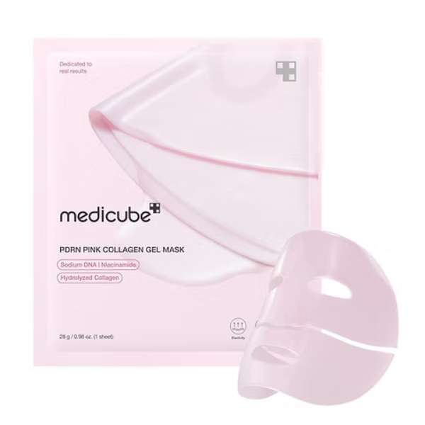 Mascarilla facial Coreana MEDICUBE PDRN | Pink Collagen Gel Mask