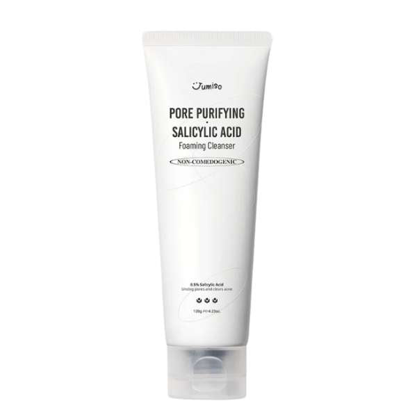 jumiso pore purifying salicylic acid foaming cleanser