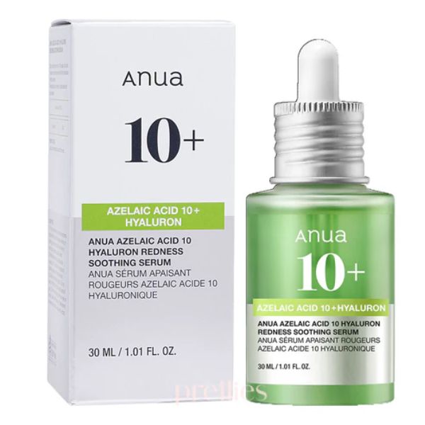 Suero de ácido azelaico Coreano para irritación Anua | Azelaic Acid 10+ Hyaluron Serum