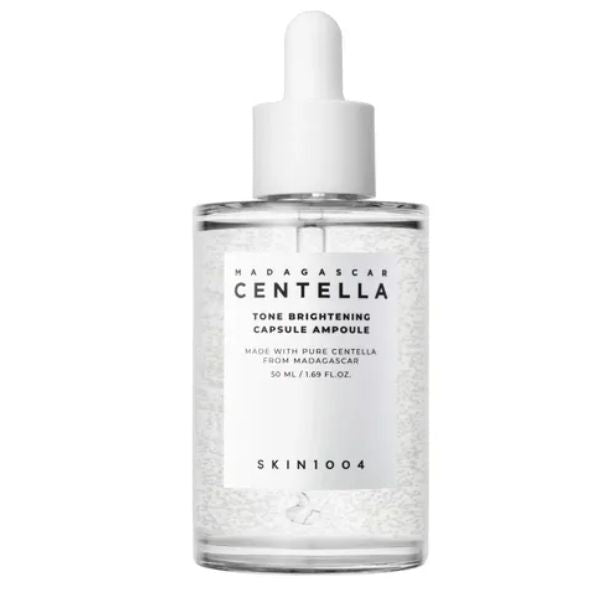 Suero iluminador y antimanchas SKIN1004 Madagascar Centella Tone Brightening Capsule Ampoule con Niacinamida y cápsulas Madewhite