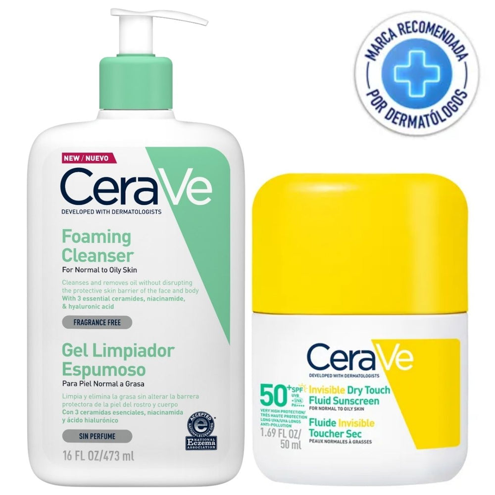 CeraVe Pack Limpieza & Protección Solar Oil Control