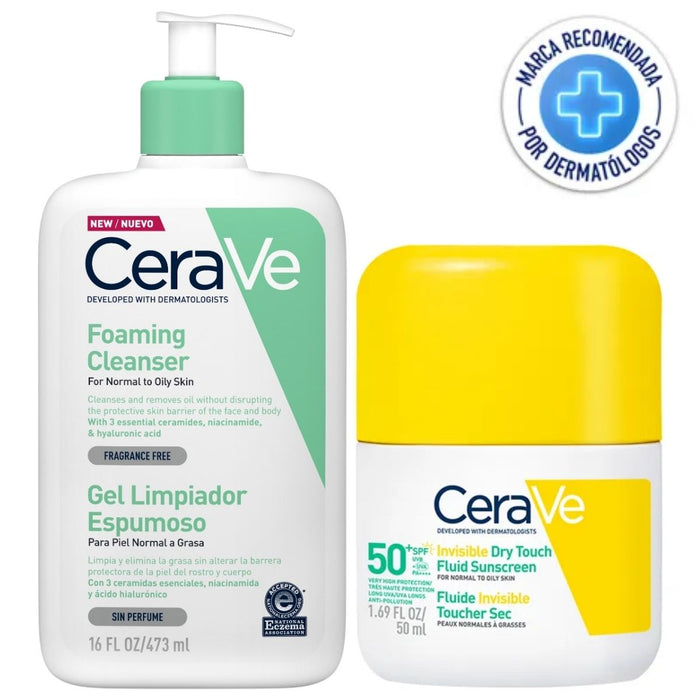 CeraVe Pack Limpieza & Protección Solar Oil Control