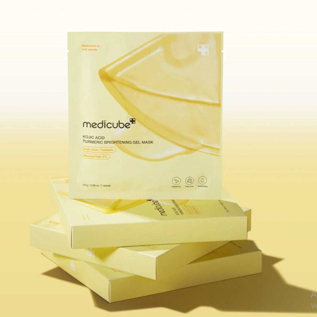 MEDICUBE Kojic Acid Turmeric Brightening Gel Mask