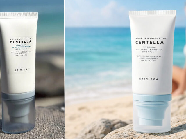 SKIN1004 Hyalu-Cica Sun Serum protector solar para piel sensible