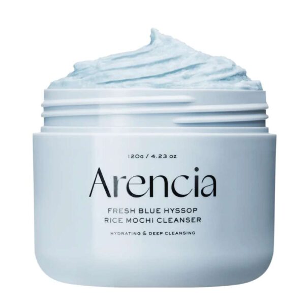 Arencia Fresh Blue Hyssop Rice Mochi Cleanser 120g